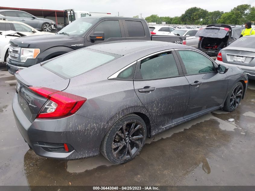 2019 HONDA CIVIC SEDAN SPORT - 19XFC2F8XKE048786