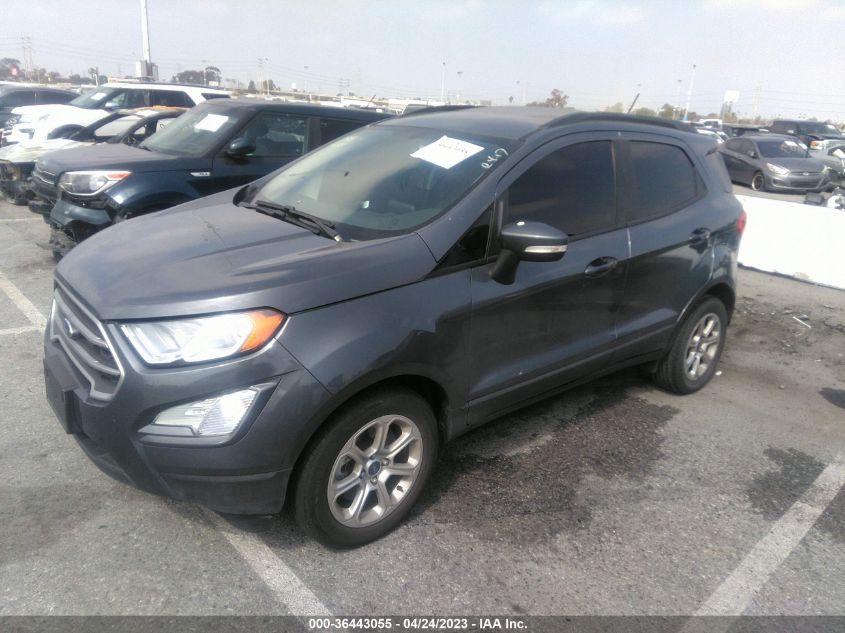 2018 FORD ECOSPORT SE - MAJ3P1TE1JC222221