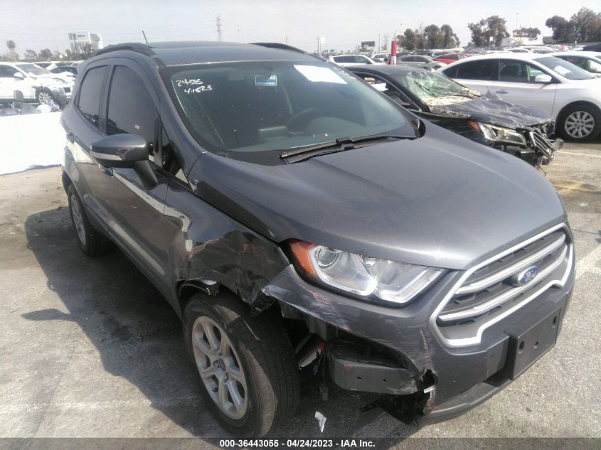 2018 FORD ECOSPORT SE - MAJ3P1TE1JC222221