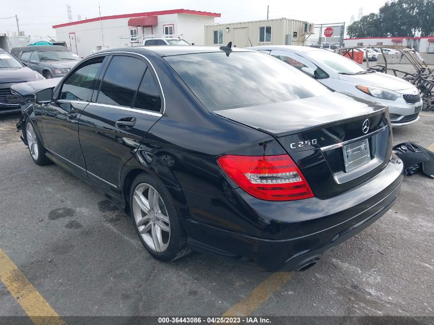 2014 MERCEDES-BENZ C-CLASS C 250 - WDDGF4HB4EA933692
