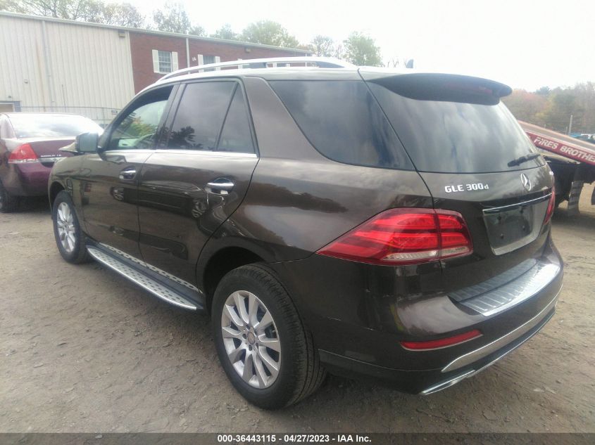 2016 MERCEDES-BENZ GLE GLE 300D - 4JGDA0EB0GA705390