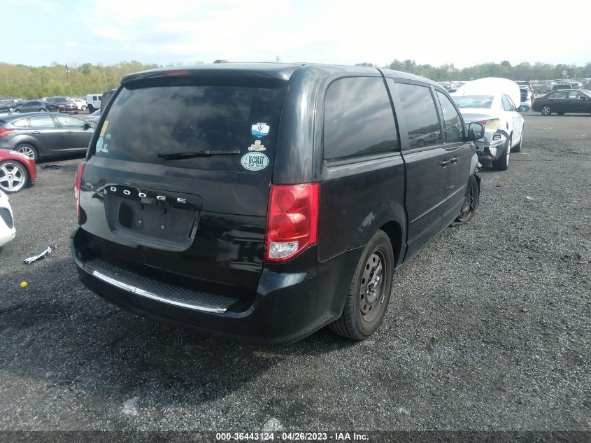 2014 DODGE GRAND CARAVAN SE - 2C4RDGBG1ER261763