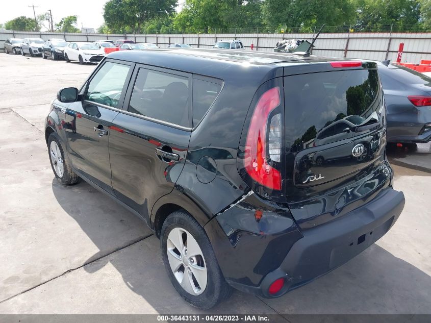 2016 KIA SOUL BASE - KNDJN2A23G7258404