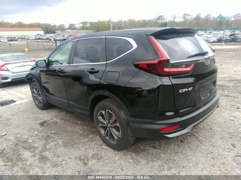 VIN 5J6RW2H5XMA008666 2021 HONDA CR-V EX