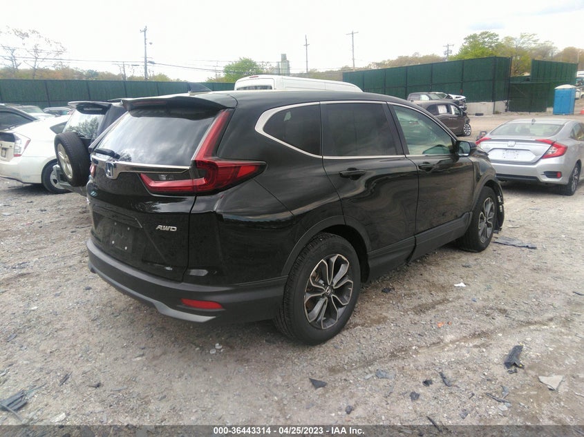 VIN 5J6RW2H5XMA008666 2021 HONDA CR-V EX