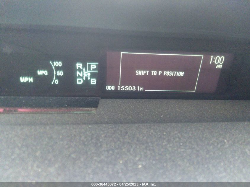 2015 TOYOTA PRIUS FOUR - JTDKN3DU1F0474816