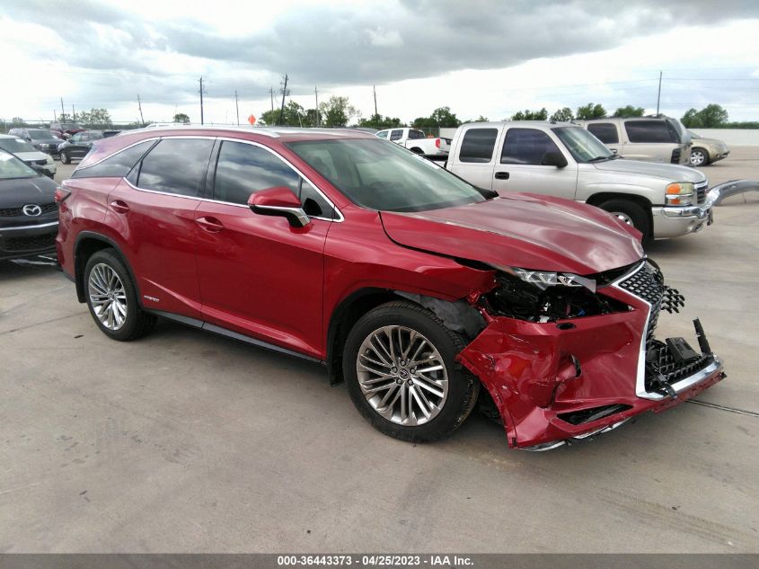 2022 LEXUS RX RX 450HL LUXURY - JTJJGKFA0N2026733
