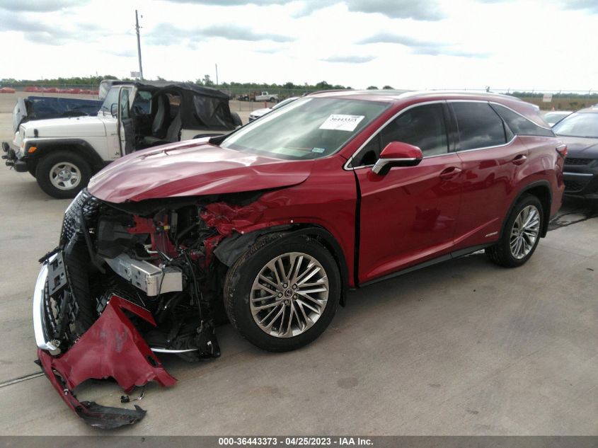 2022 LEXUS RX RX 450HL LUXURY - JTJJGKFA0N2026733
