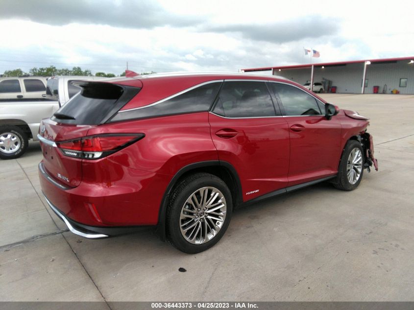 2022 LEXUS RX RX 450HL LUXURY - JTJJGKFA0N2026733