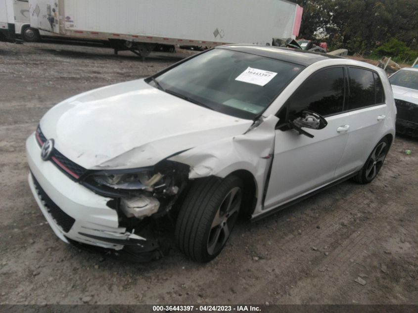 2016 VOLKSWAGEN GOLF GTI SE - 3VW4T7AU5GM043028