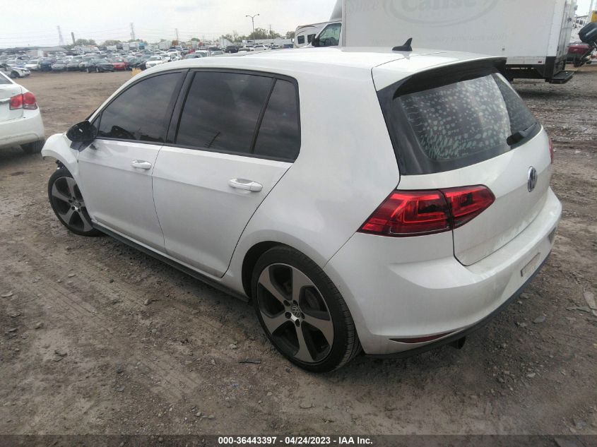 2016 VOLKSWAGEN GOLF GTI SE - 3VW4T7AU5GM043028