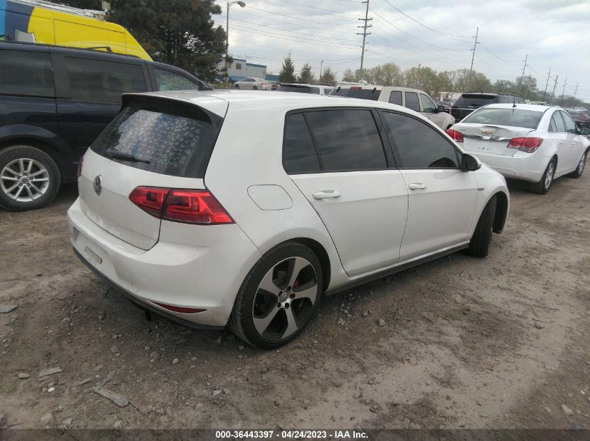 2016 VOLKSWAGEN GOLF GTI SE - 3VW4T7AU5GM043028
