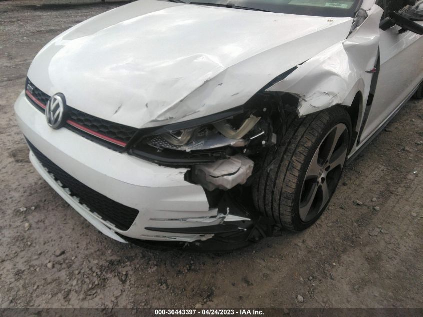 2016 VOLKSWAGEN GOLF GTI SE - 3VW4T7AU5GM043028