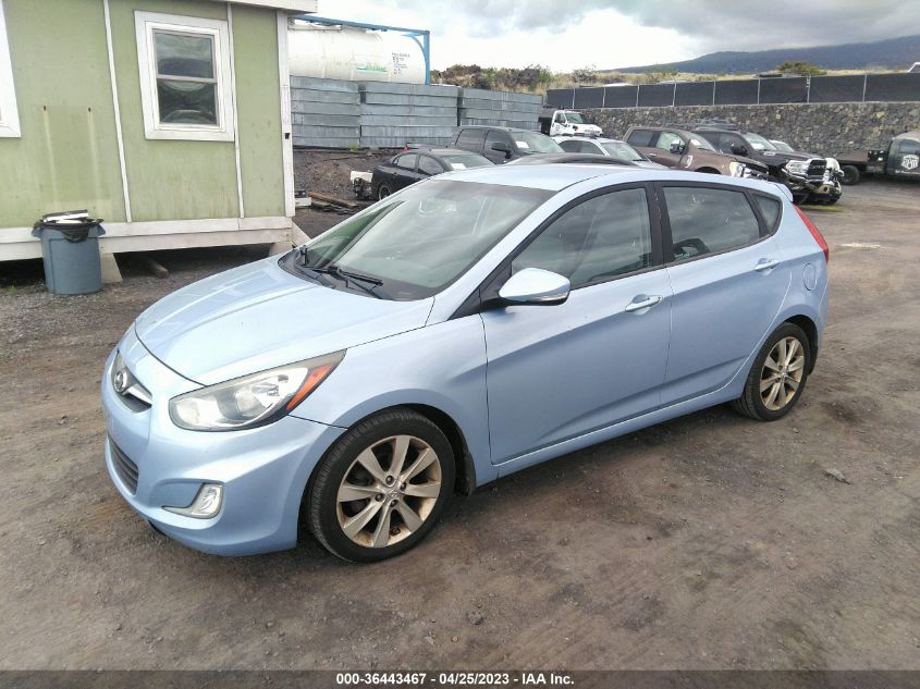 2013 HYUNDAI ACCENT SE - KMHCU5AE0DU078135