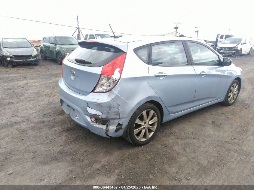 2013 HYUNDAI ACCENT SE - KMHCU5AE0DU078135