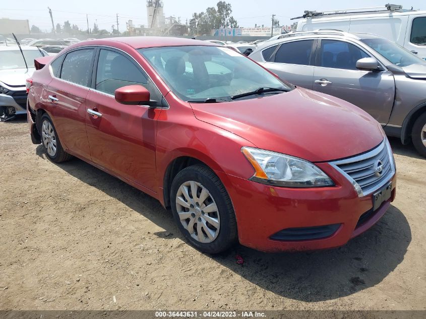 2015 NISSAN SENTRA SV - 3N1AB7AP5FL642506