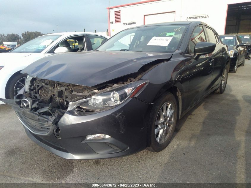 2016 MAZDA MAZDA3 I SPORT - 3MZBM1K70GM323157