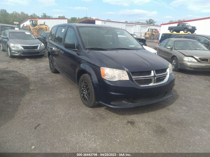 2013 DODGE GRAND CARAVAN AMERICAN VALUE PKG - 2C4RDGBGXDR586927