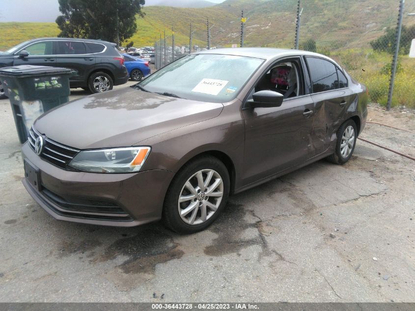 2015 VOLKSWAGEN JETTA SEDAN 1.8T SE - 3VWD17AJXFM422374