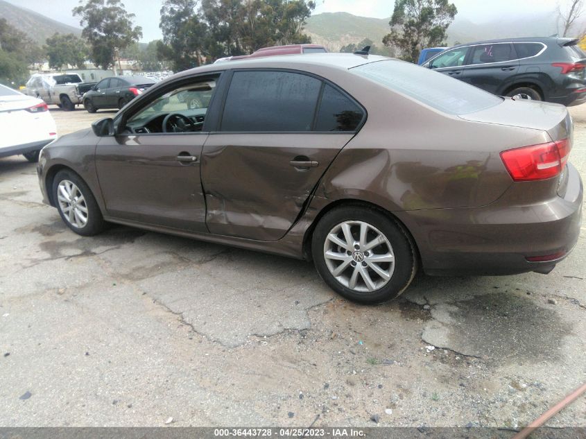 2015 VOLKSWAGEN JETTA SEDAN 1.8T SE - 3VWD17AJXFM422374