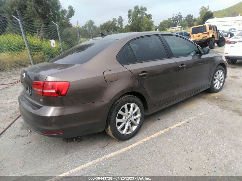 2015 VOLKSWAGEN JETTA SEDAN 1.8T SE - 3VWD17AJXFM422374