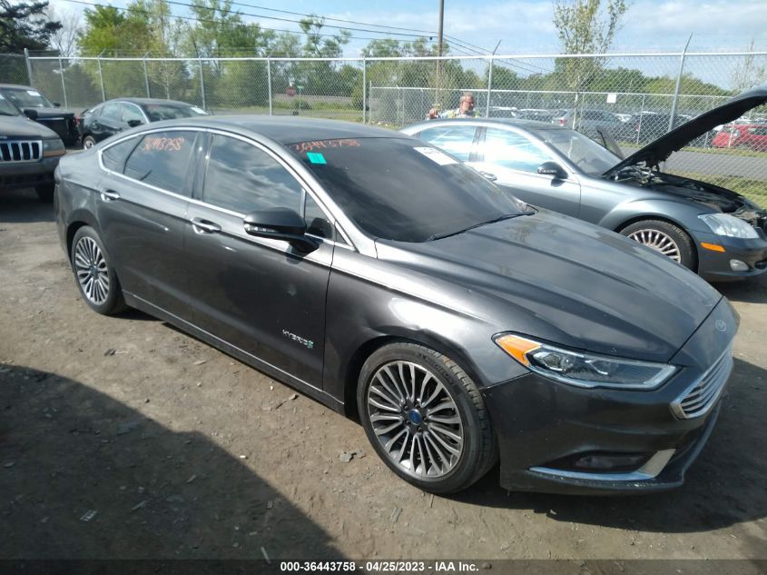 3FA6P0RU9HR383983 FORD FUSION HYBRID 2017