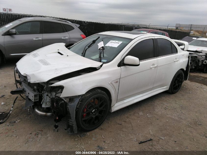 2013 MITSUBISHI LANCER EVOLUTION MR JA32W5FVXDU005954