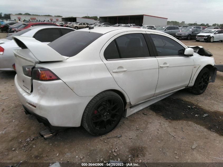 2013 MITSUBISHI LANCER EVOLUTION MR JA32W5FVXDU005954