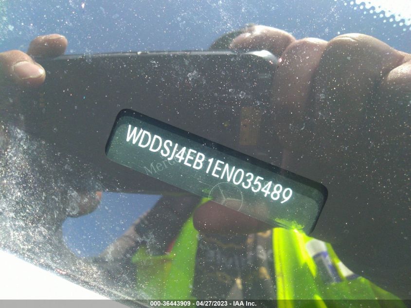 2014 MERCEDES-BENZ CLA-CLASS CLA 250 - WDDSJ4EB1EN035489