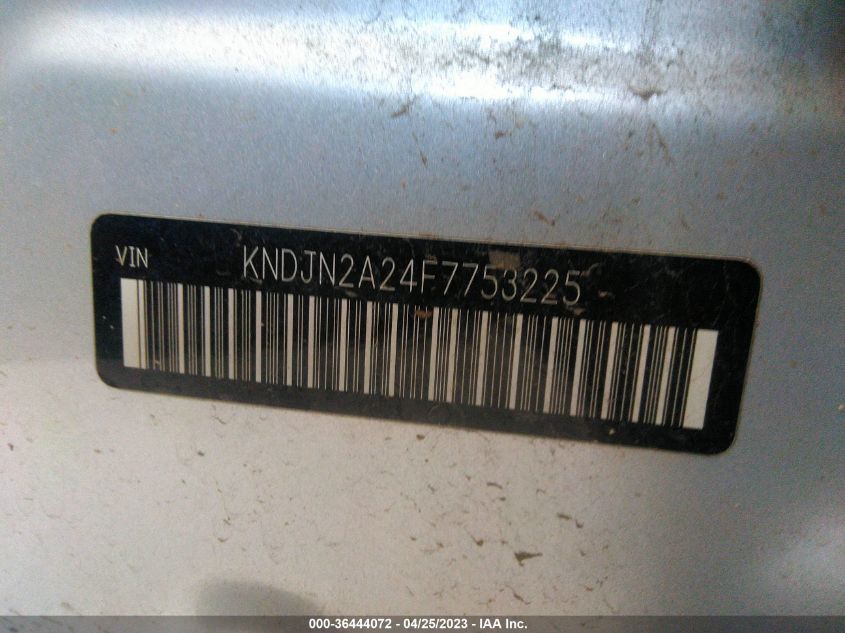 2015 KIA SOUL BASE - KNDJN2A24F7753225