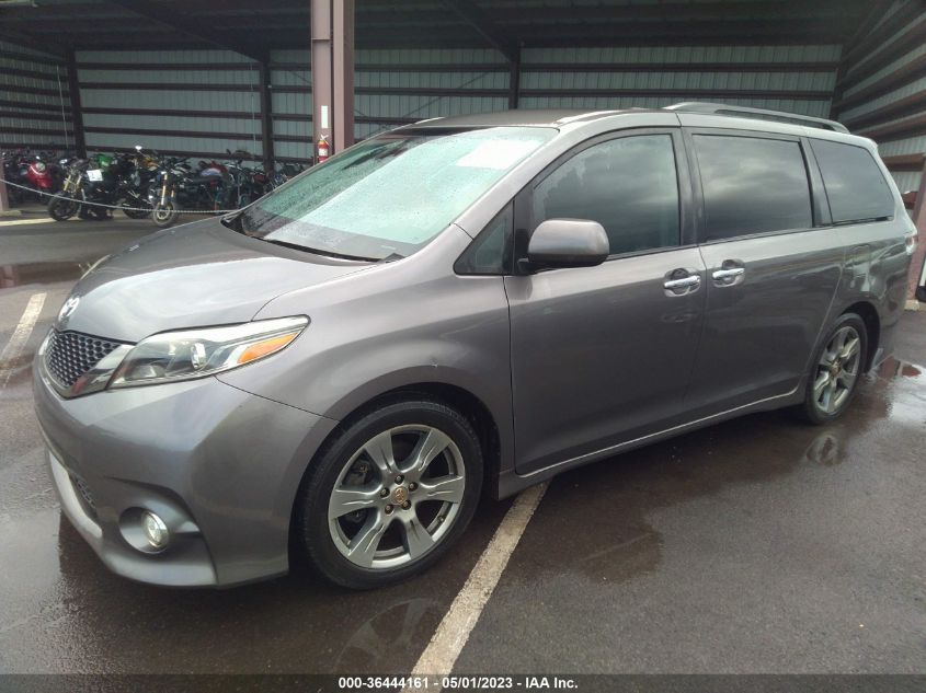 2017 TOYOTA SIENNA SE - 5TDXZ3DC2HS873106