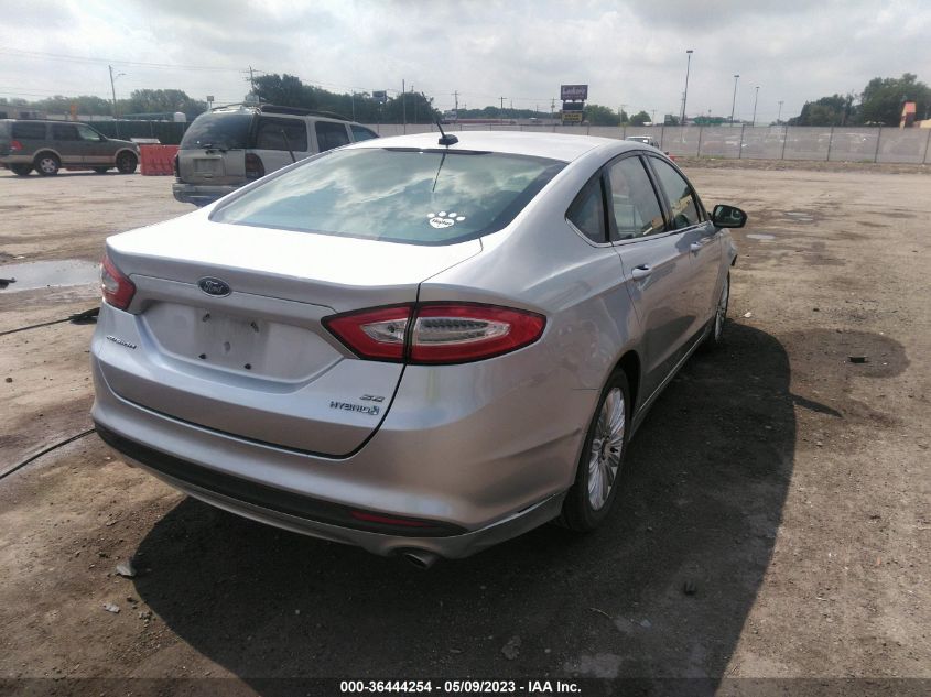 2013 FORD FUSION SE HYBRID - 3FA6P0LU8DR283957