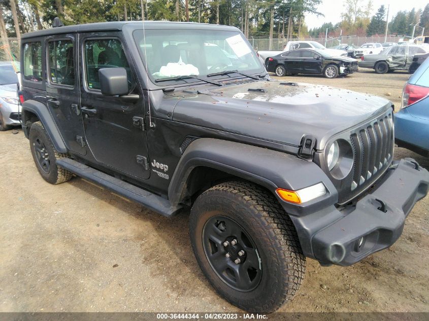 2018 JEEP WRANGLER UNLIMITED SPORT - 1C4HJXDN2JW300488