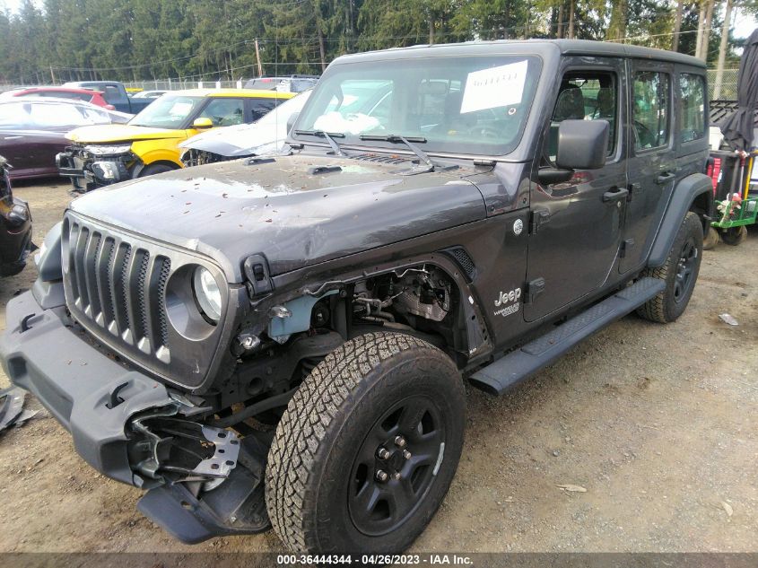 2018 JEEP WRANGLER UNLIMITED SPORT - 1C4HJXDN2JW300488