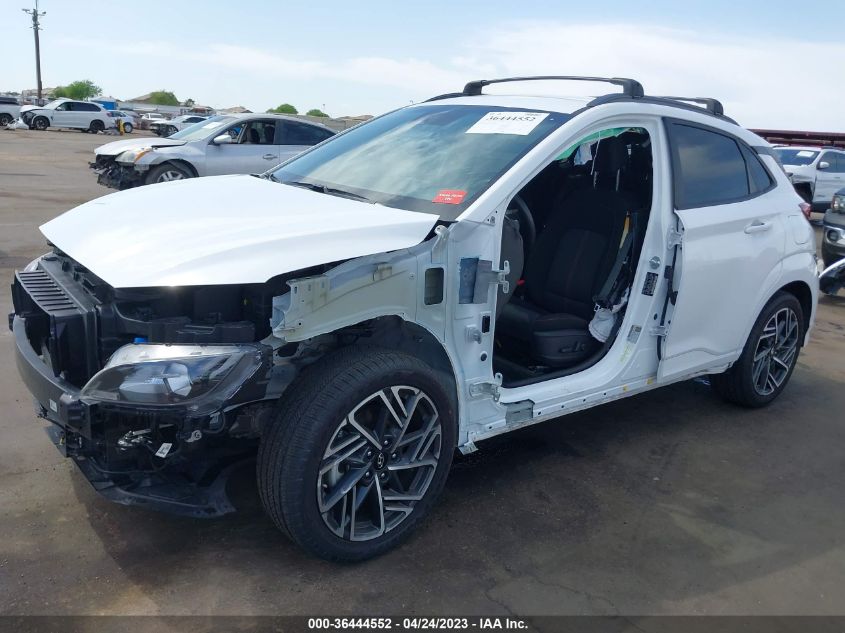 2022 HYUNDAI KONA N LINE - KM8K33A31NU821260