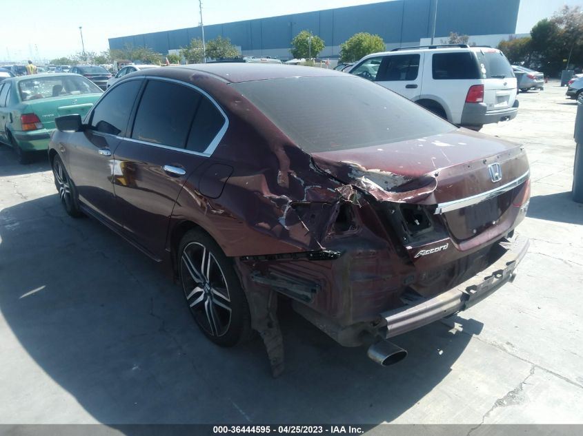 2017 HONDA ACCORD SEDAN SPORT - 1HGCR2F55HA307253