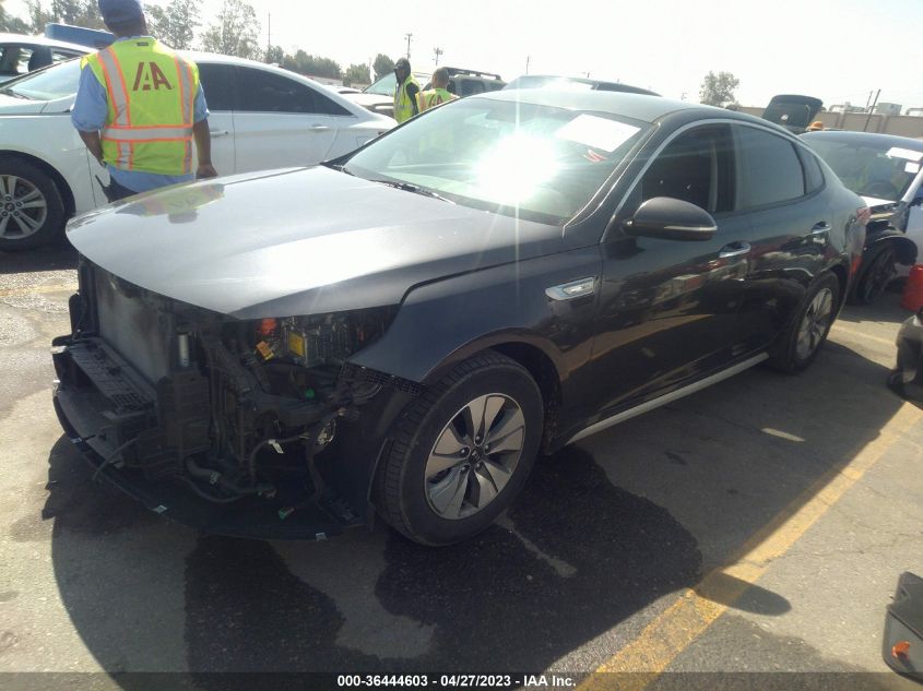 2017 KIA OPTIMA HYBRID BASE - KNAGT4LE7H5018866
