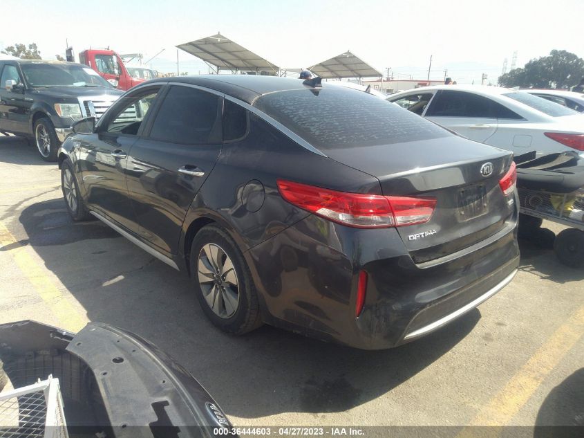 2017 KIA OPTIMA HYBRID BASE - KNAGT4LE7H5018866