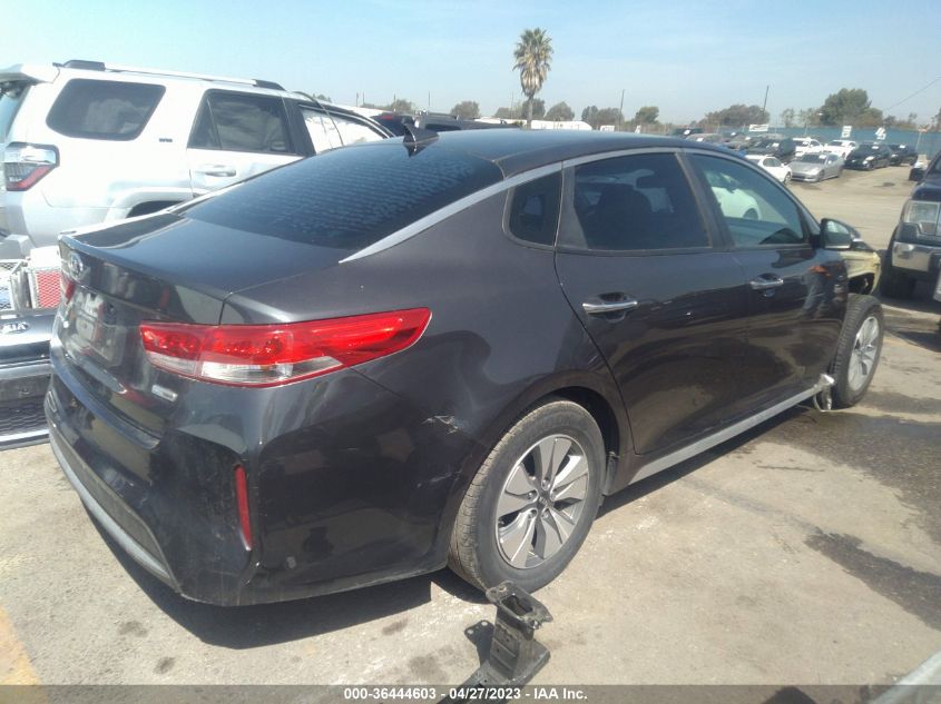 2017 KIA OPTIMA HYBRID BASE - KNAGT4LE7H5018866
