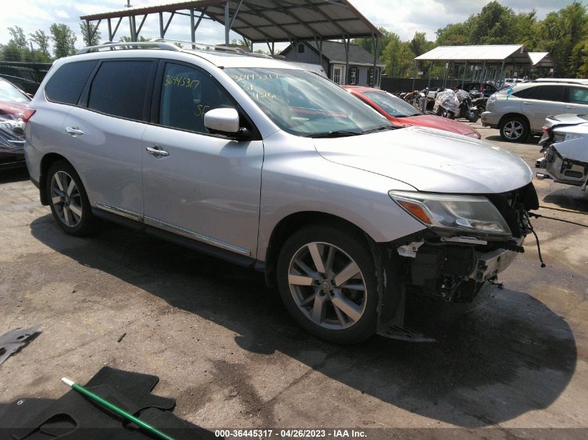 2014 NISSAN PATHFINDER PLATINUM - 5N1AR2MM3EC686488