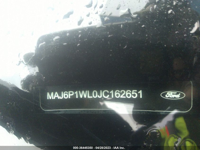 2018 FORD ECOSPORT TITANIUM - MAJ6P1WL0JC162651
