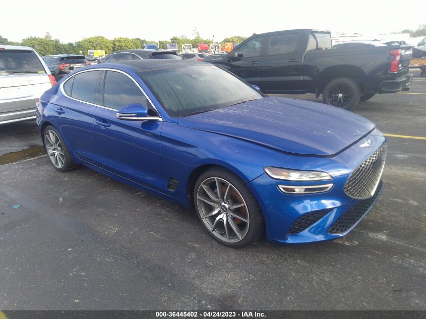 2022 GENESIS G70 2.0T - KMTG34TA3NU093129