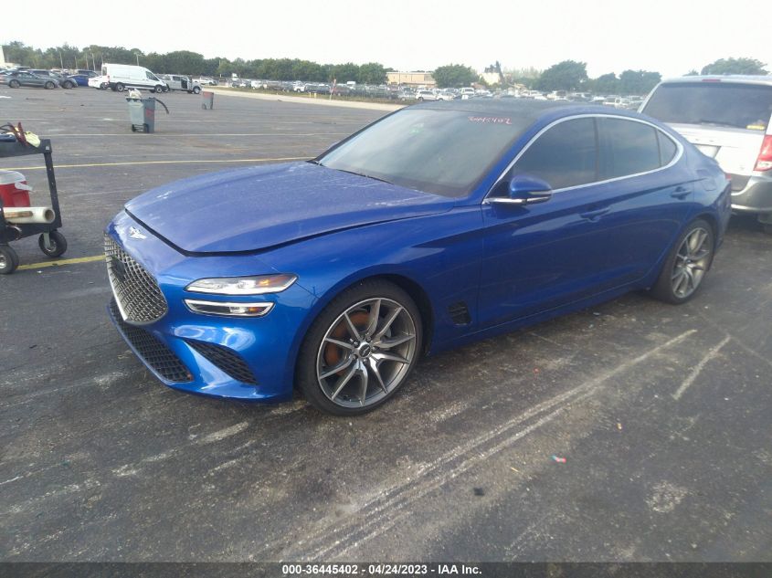 2022 GENESIS G70 2.0T - KMTG34TA3NU093129