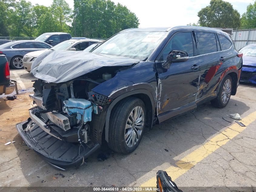 2022 TOYOTA HIGHLANDER PLATINUM - 5TDFZRBH6NS170150