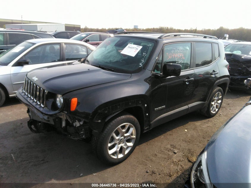VIN ZACCJABB5JPJ27754 2018 JEEP RENEGADE LATITUDE