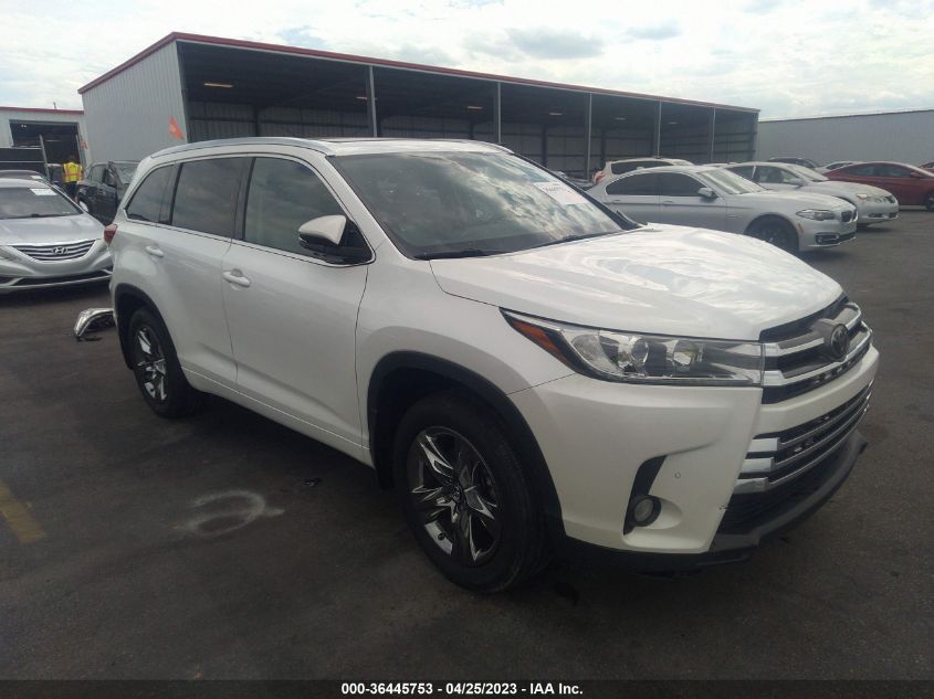 2018 TOYOTA HIGHLANDER LIMITED - 5TDDZRFH3JS495849