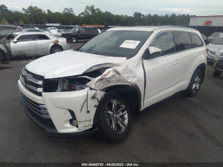 2018 TOYOTA HIGHLANDER LIMITED - 5TDDZRFH3JS495849