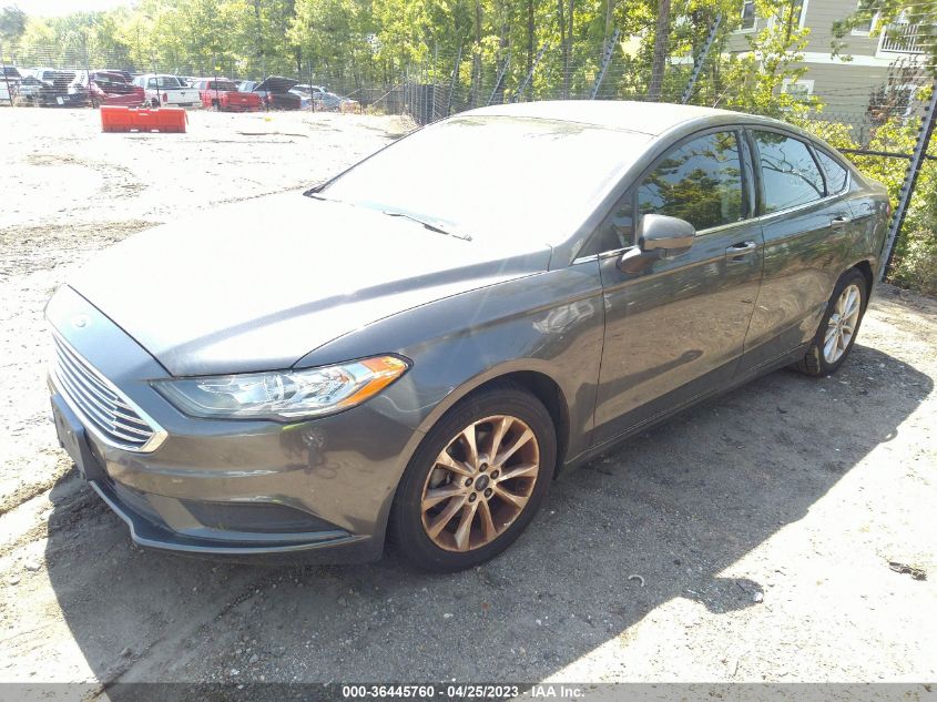 2017 FORD FUSION SE - 3FA6P0HD0HR117415