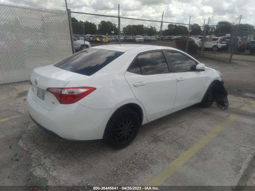 2014 TOYOTA COROLLA L/LE/S/S PLUS/LE PLUS - 2T1BURHE2EC127508