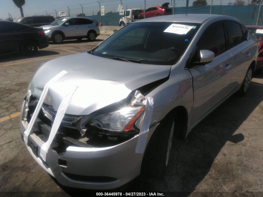 2015 NISSAN SENTRA S - 3N1AB7AP5FY330124